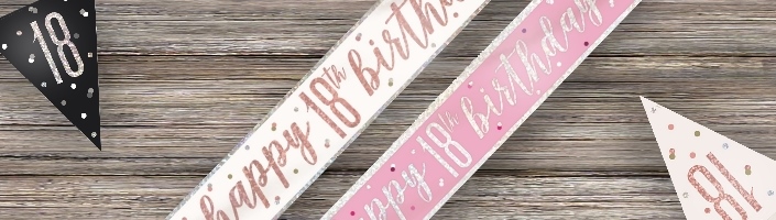 18th Birthday Banners